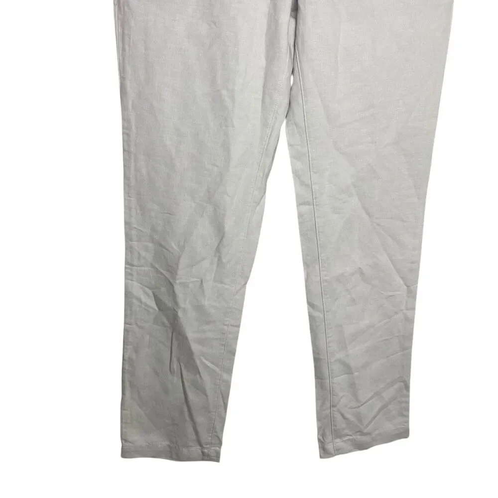 AG Adriano Goldschmied Linen Pants Mens 28 Beige Garreth Jogger Trouser NEW